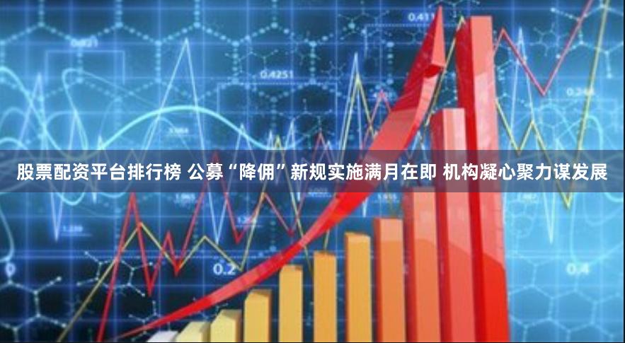 股票配资平台排行榜 公募“降佣”新规实施满月在即 机构凝心聚力谋发展