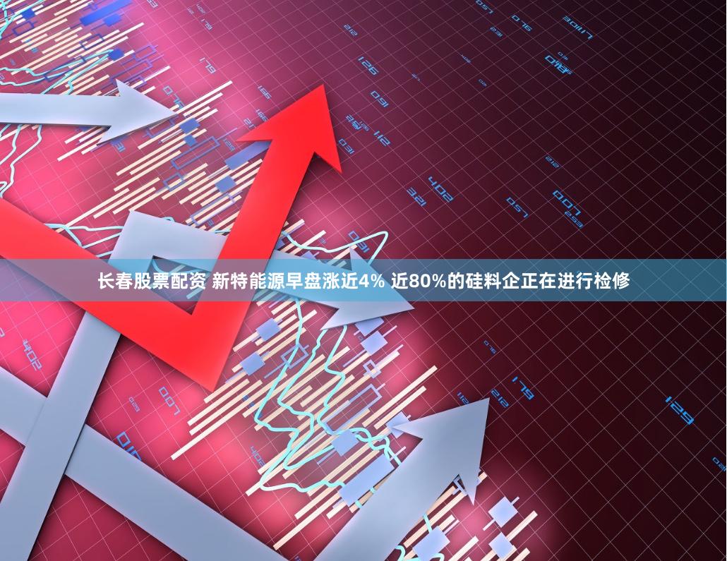 长春股票配资 新特能源早盘涨近4% 近80%的硅料企正在进行检修